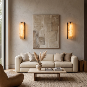Marlowe Alabaster Panel Wall Lamp - view 9 | Hoailamp
