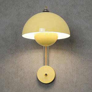 Flower Bud Wall Lamp - Mustard Yellow Mid-Century Modern Detail | HoaiLamp