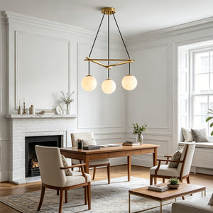 Miira Alabaster Chandelier - Intellectual Creative Study | HoaiLamp