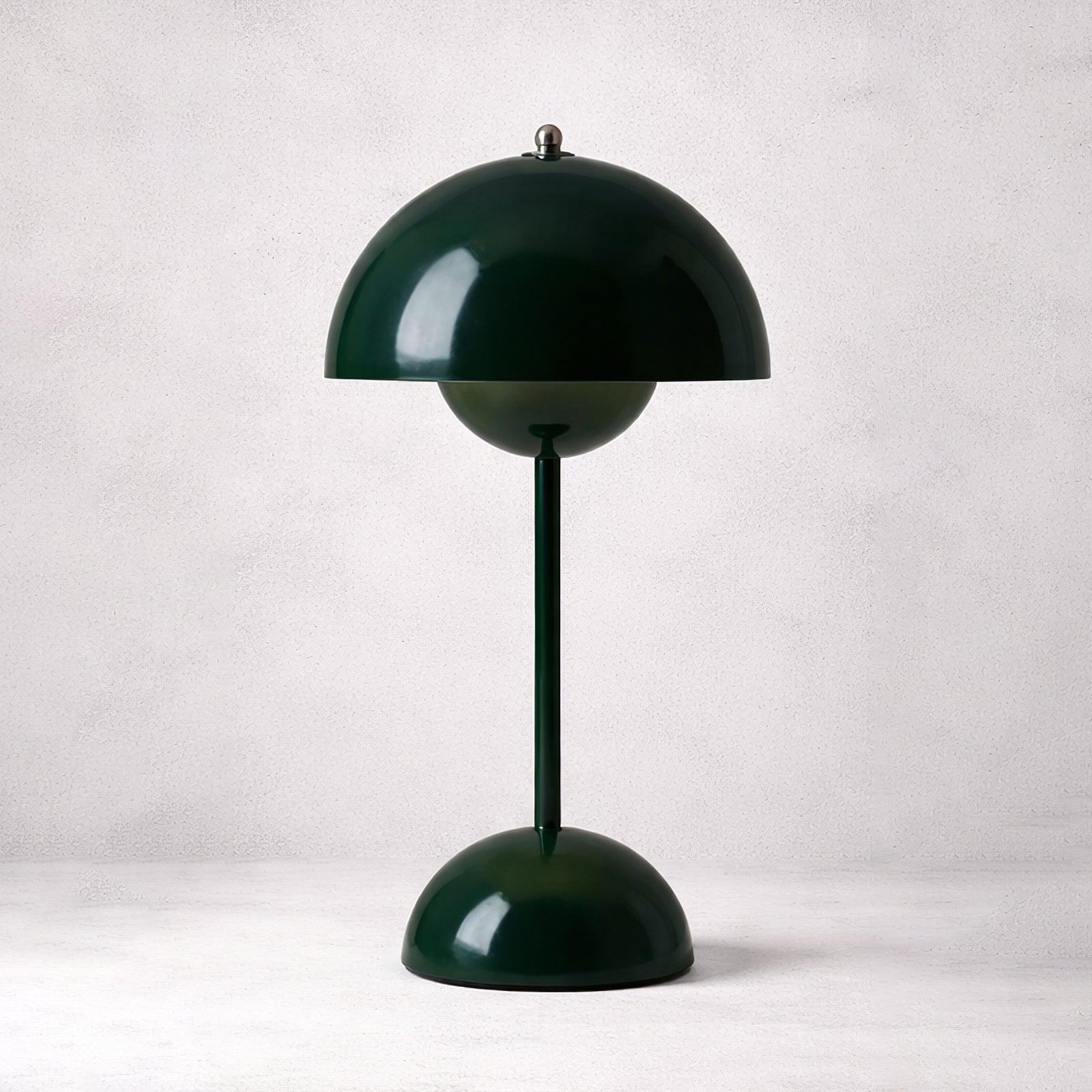 Portable vp9 Desk Lamp - High-Gloss Botanical Dark Green Classic Design | HoaiLamp