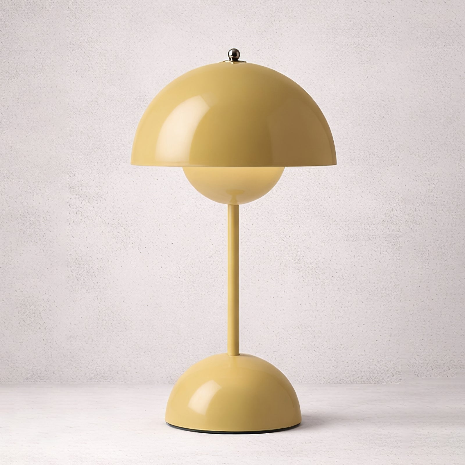 Portable vp9 Desk Lamp - Retro Mustard Yellow Warm Ambiance Shaded Glow | HoaiLamp