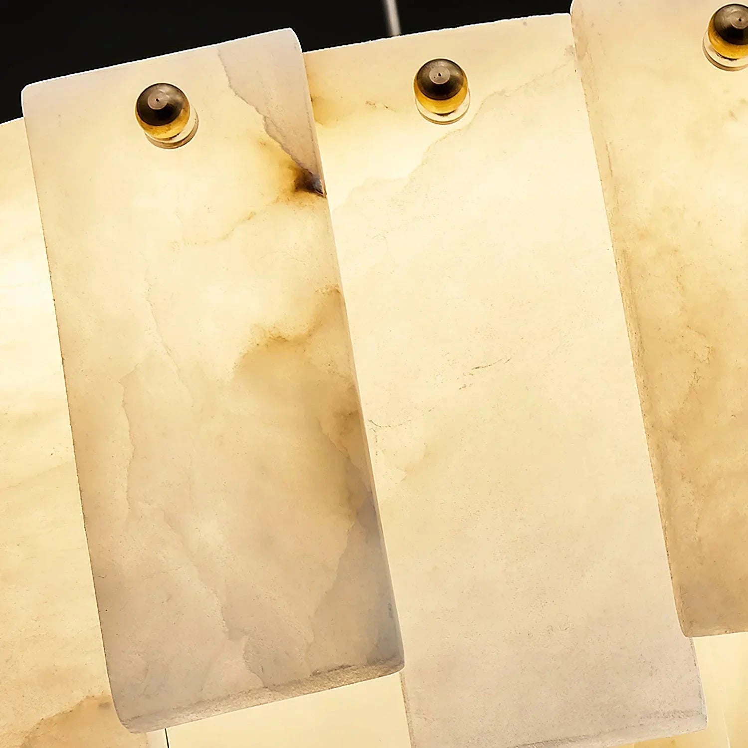 Modern Alabaster Celestial Chandelier - Translucent Luminous Panels | HoaiLamp