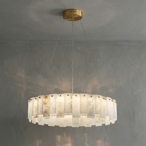 Modern Alabaster Celestial Chandelier - Dramatic Shadow Play | HoaiLamp