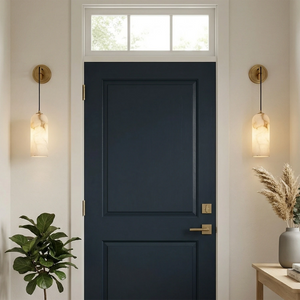 Modern Petra Sconce - Navy Doorway Statement | HoaiLamp