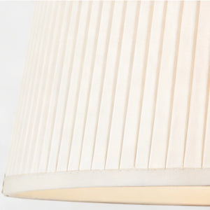 Modern Tailored Reed Pleat Stem Pendant - Handcrafted Fabric Texture Detail | HoaiLamp