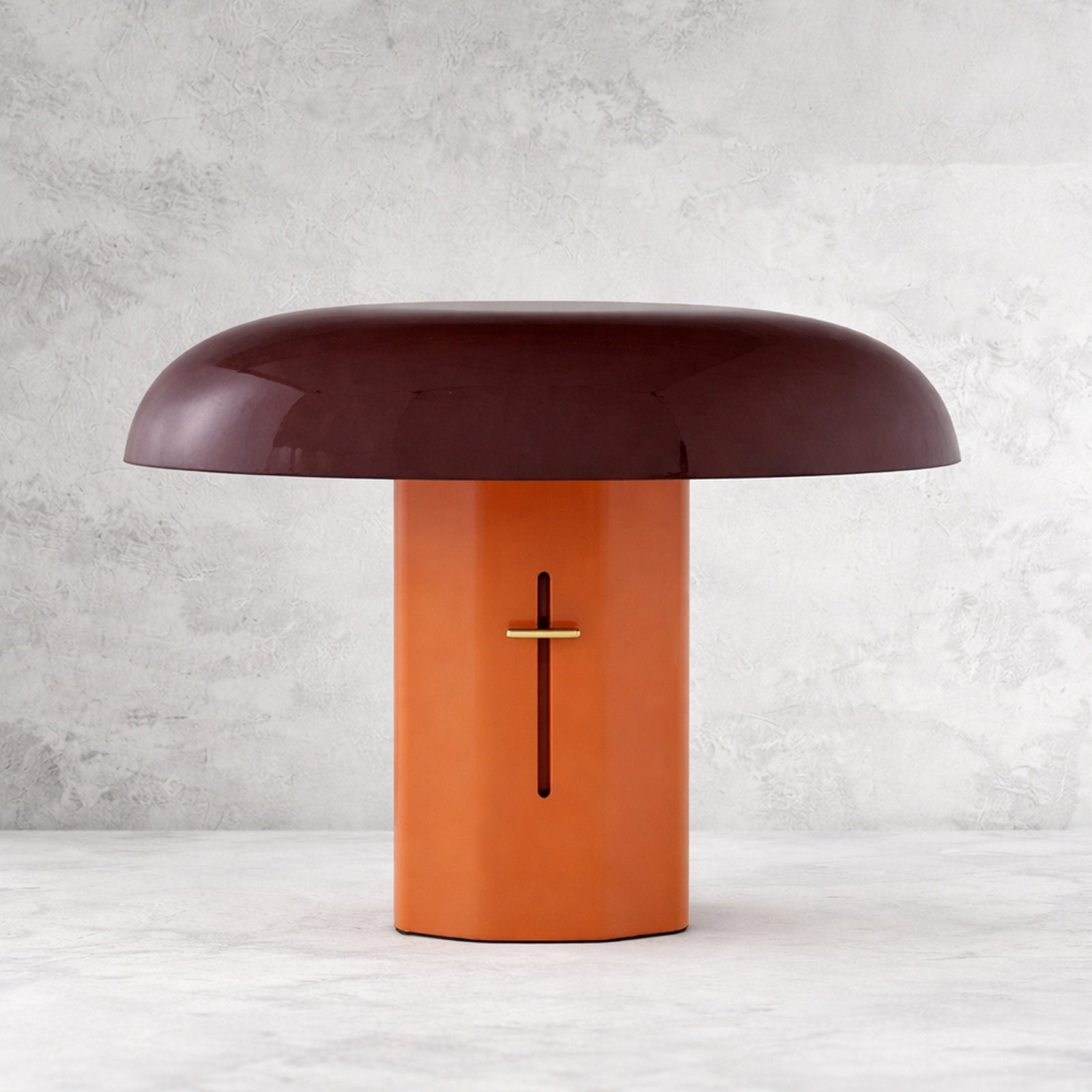 Montera Table Lamp - Burnt Orange & Chocolate Portrait | HoaiLamp