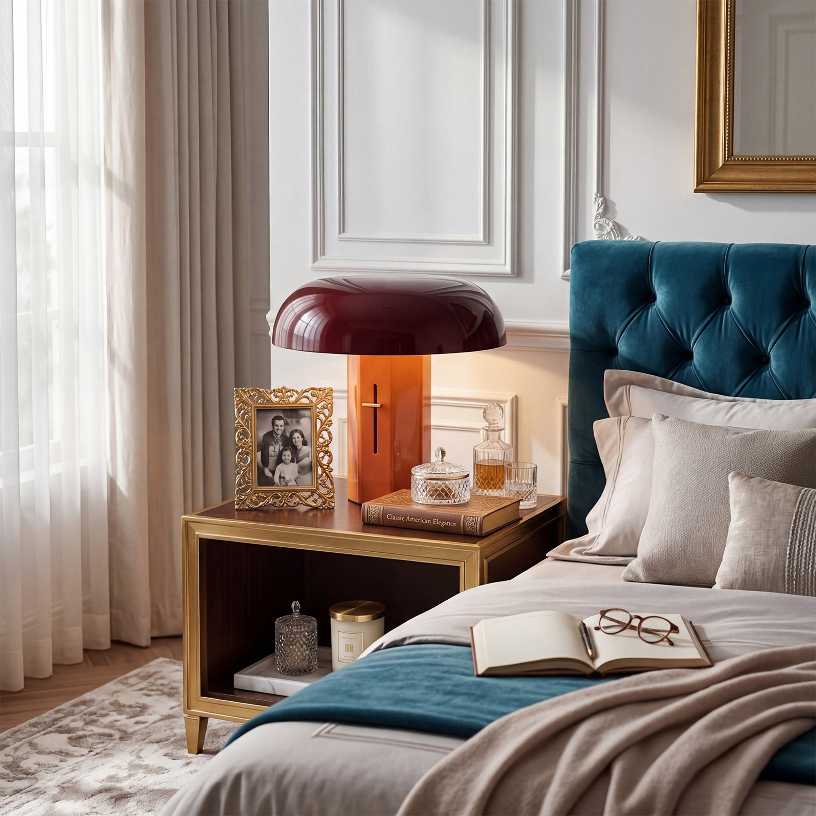 Montera Table Lamp - Serene Bedside Sanctuary | HoaiLamp