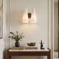 Montfaucon Wall Sconce - Elegant Double Conical Glass Vignette | HoaiLamp