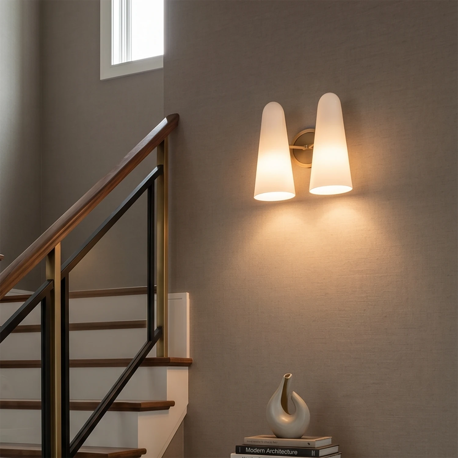 Montfaucon Wall Sconce - Dynamic Stairwell Path Lighting Solution | HoaiLamp
