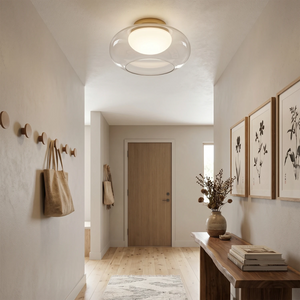 Moor Semi-Flush Mount - for Hallway - Minimalist Ceiling Light | Hoai Lamp