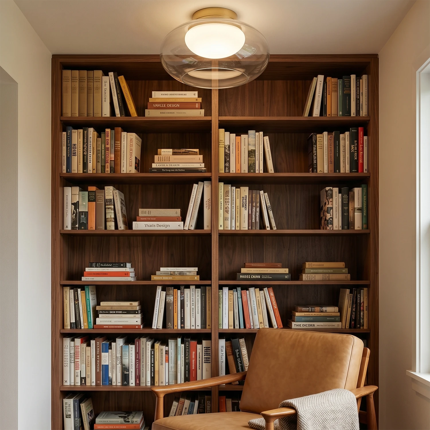 Moor Semi-Flush Mount - for Home Office - Modern Design Ceiling Light | Hoai Lamp