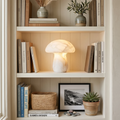 Natural Alabaster Mushroom Table Lamp