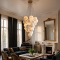 Ondine Alabaster Globe Cascade Chandelier