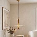 Orvela Alabaster Disc Pendant Light