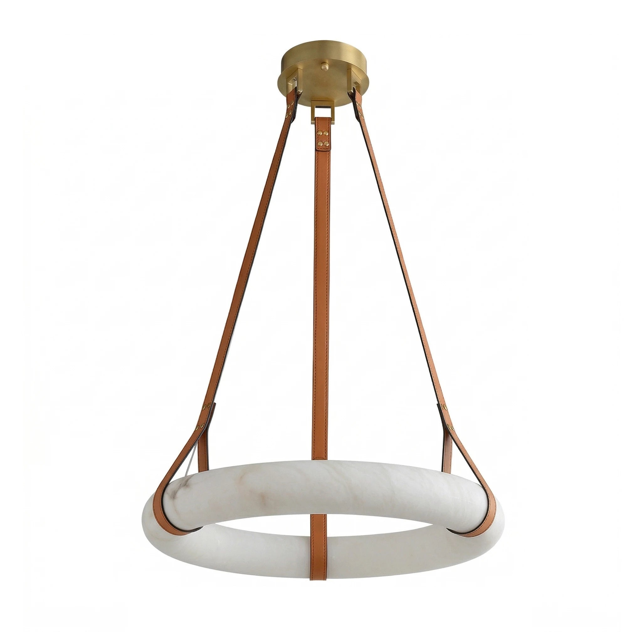 Oslo Alabaster Pendant - Clean Cool Toned Marble | HoaiLamp