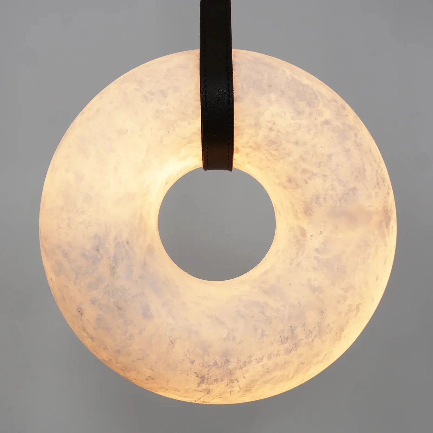 Oslo Alabaster Pendant - Perspective Ring Detail | HoaiLamp