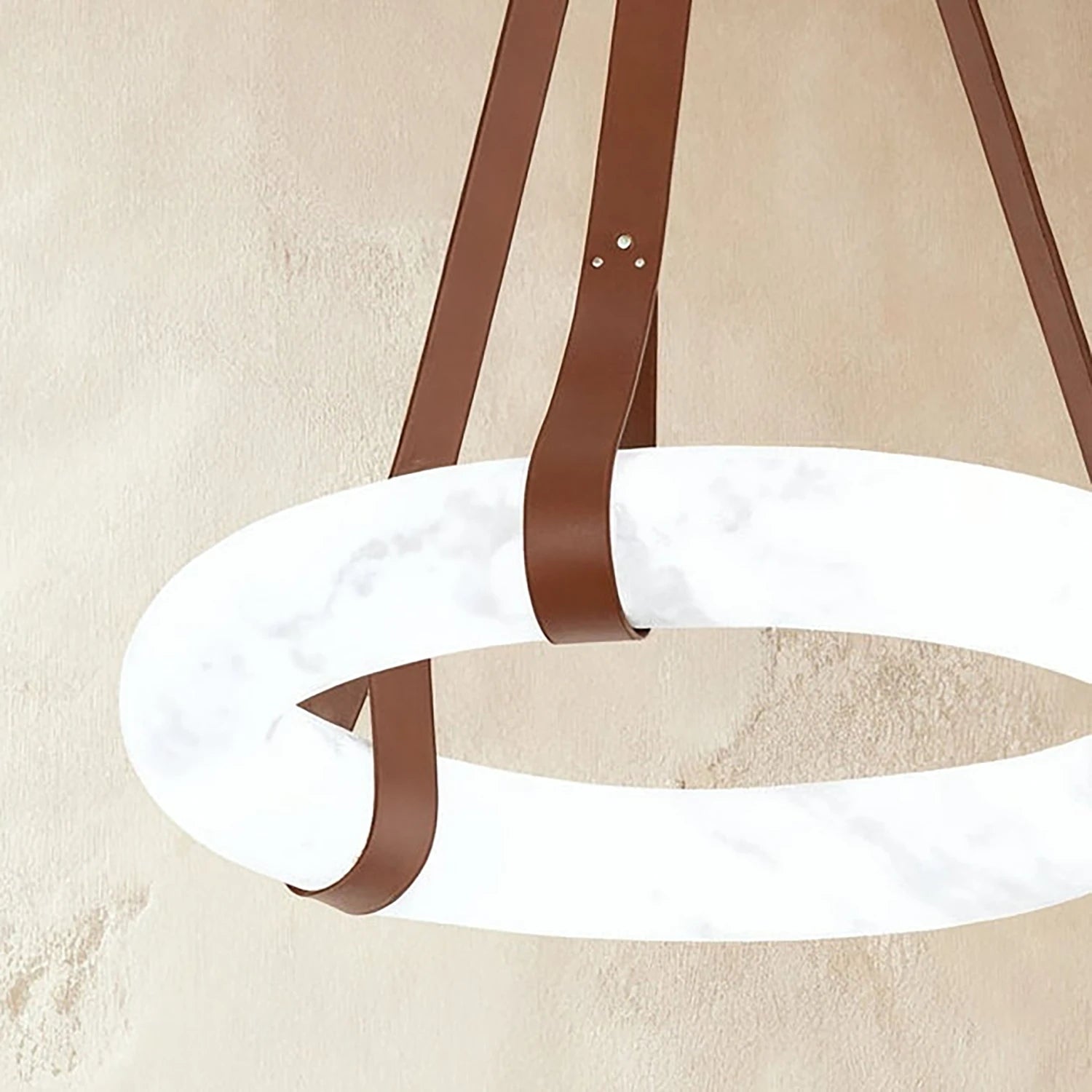 Oslo Alabaster Pendant - Polished Marble Grain | HoaiLamp