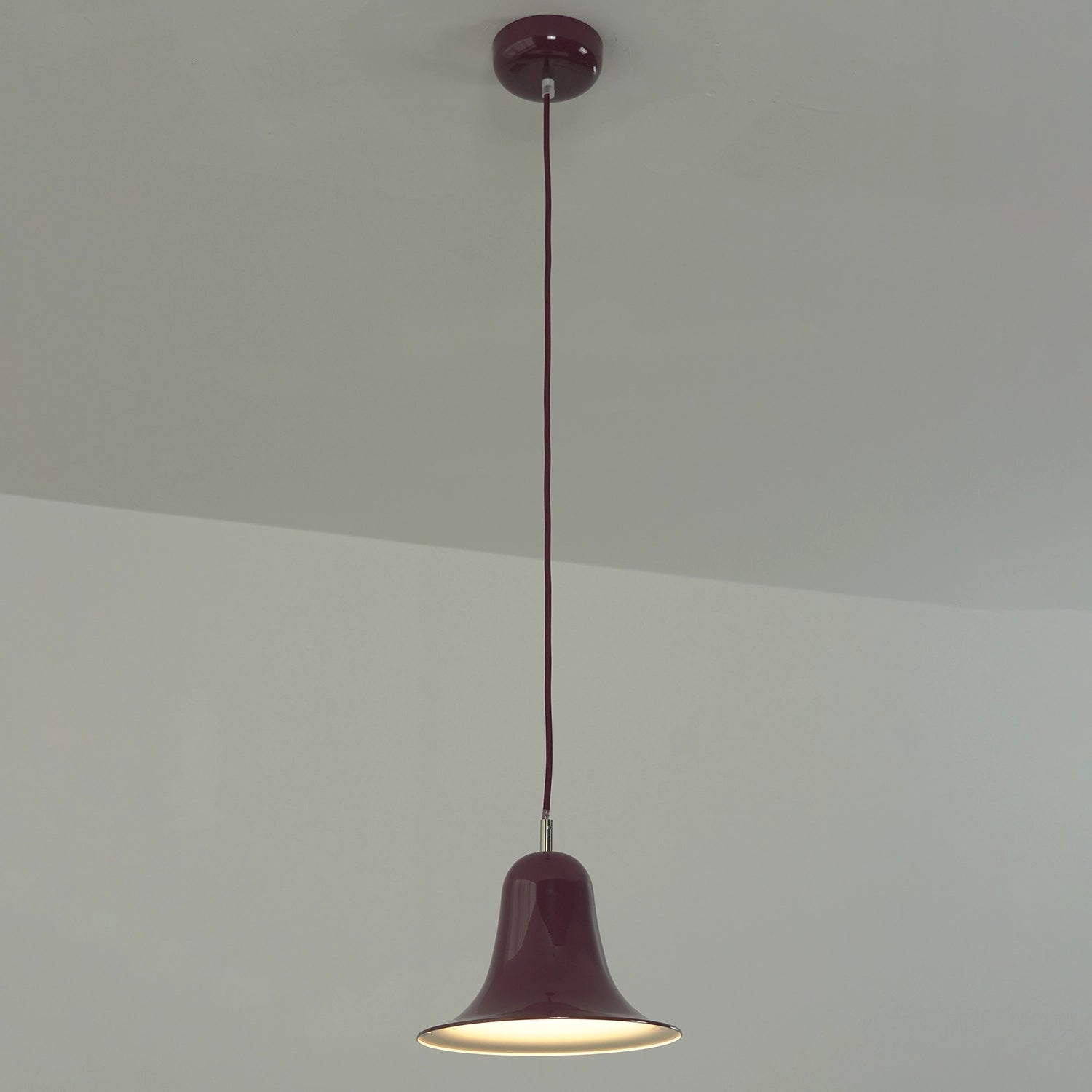 Panton Bell Pendant Lamp - Muted Plum Purple Contemporary Palette Showcase | HoaiLamp
