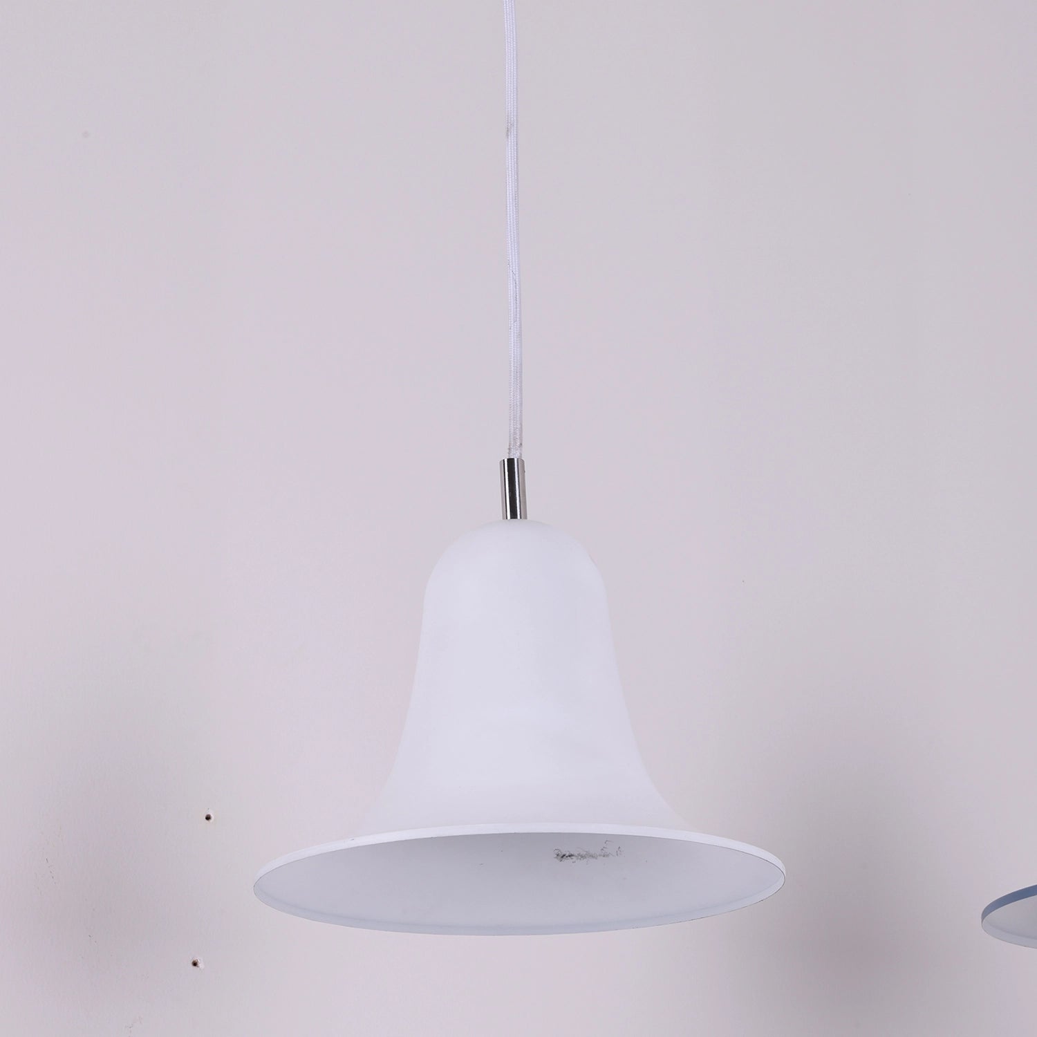 Panton Bell Pendant Lamp - Classic Matte White Commercial Clean Backdrop | HoaiLamp