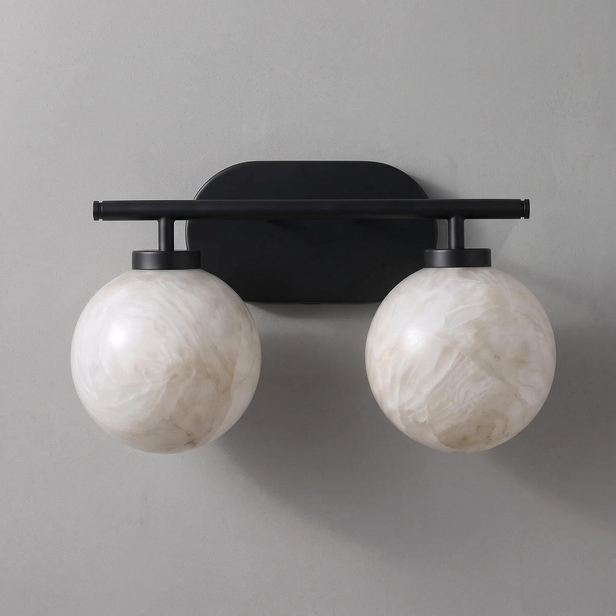 Perla Alabaster Vanity Wall Sconce