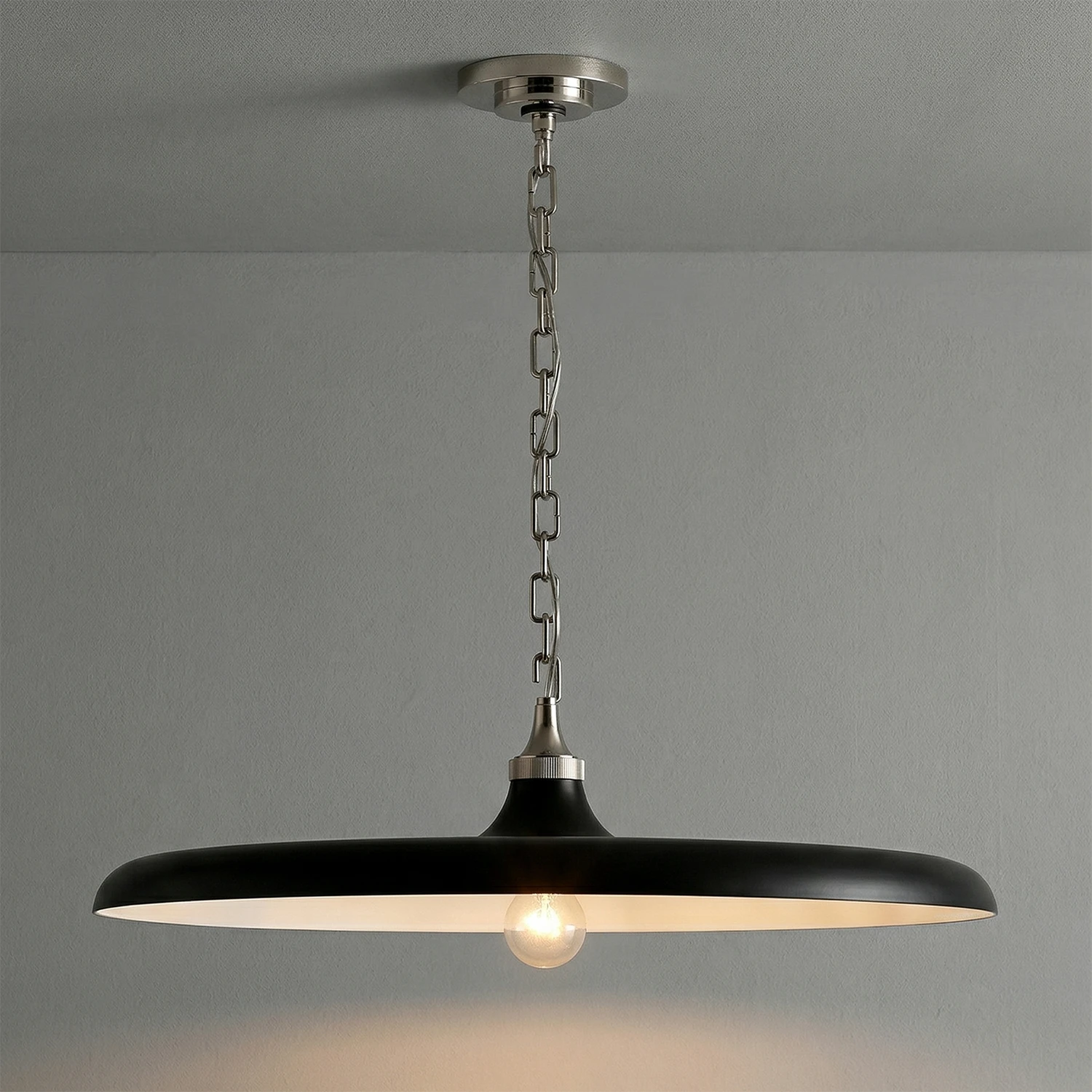 Piatello Pendant Light - Sleek Midnight Silhouette | HoaiLamp