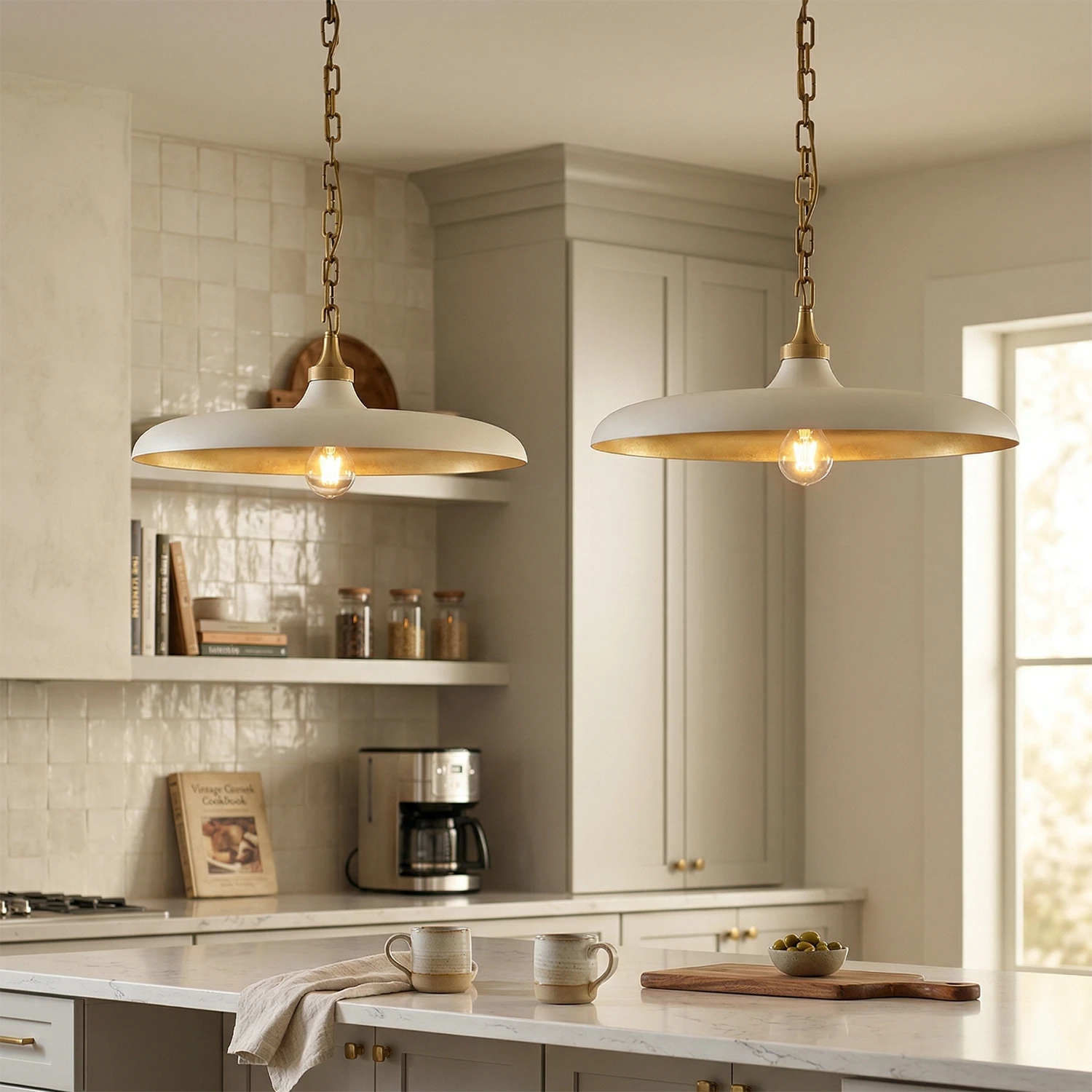 Piatello Pendant Light - Elegant Double Island Trio | HoaiLamp