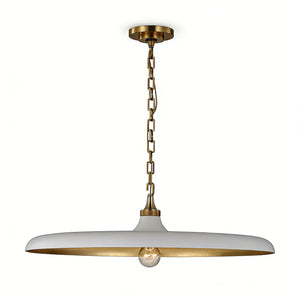 Piatello Pendant Light - Wide Aperture White Silhouette | HoaiLamp