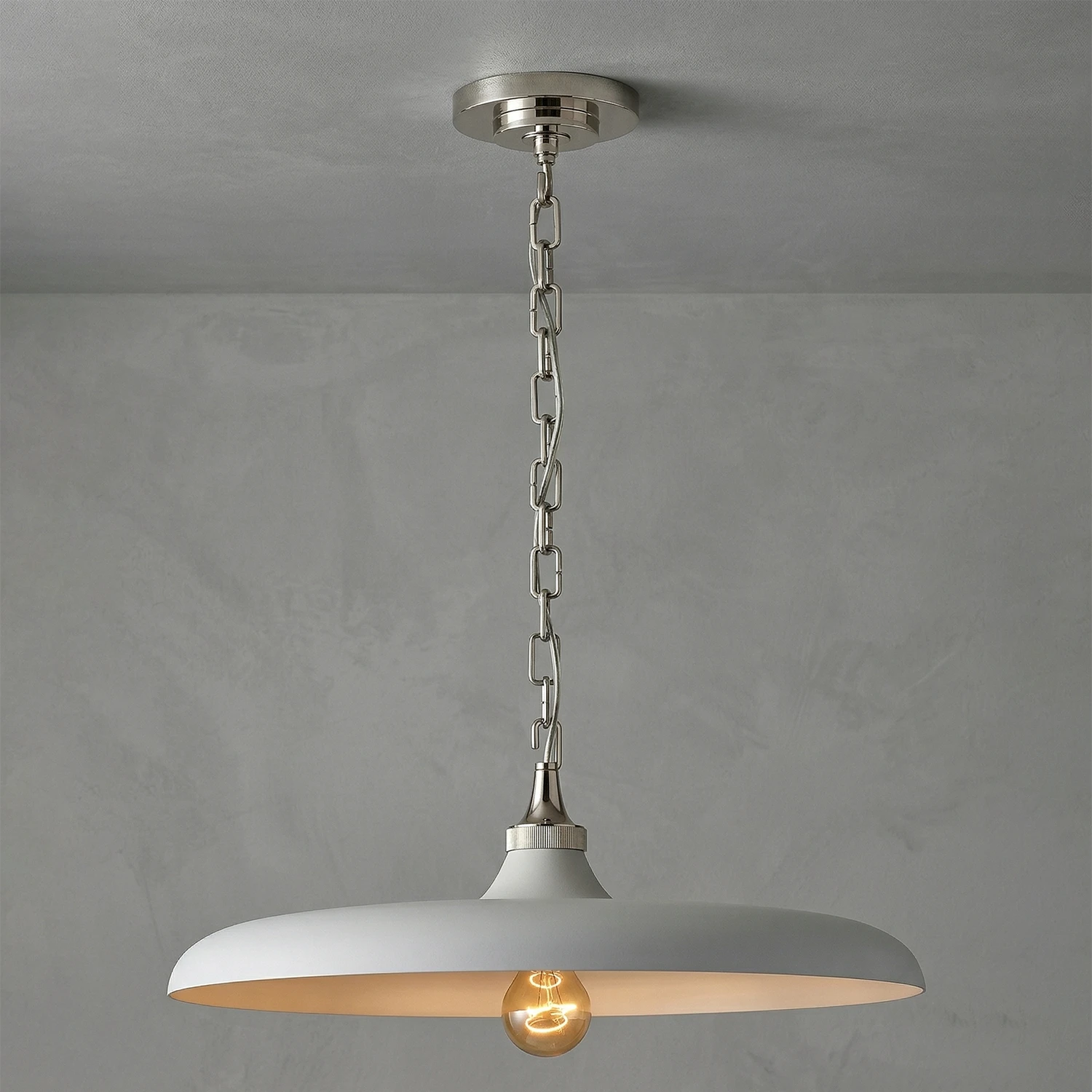 Piatello Pendant Light - Industrial Stucco Minimalist | HoaiLamp