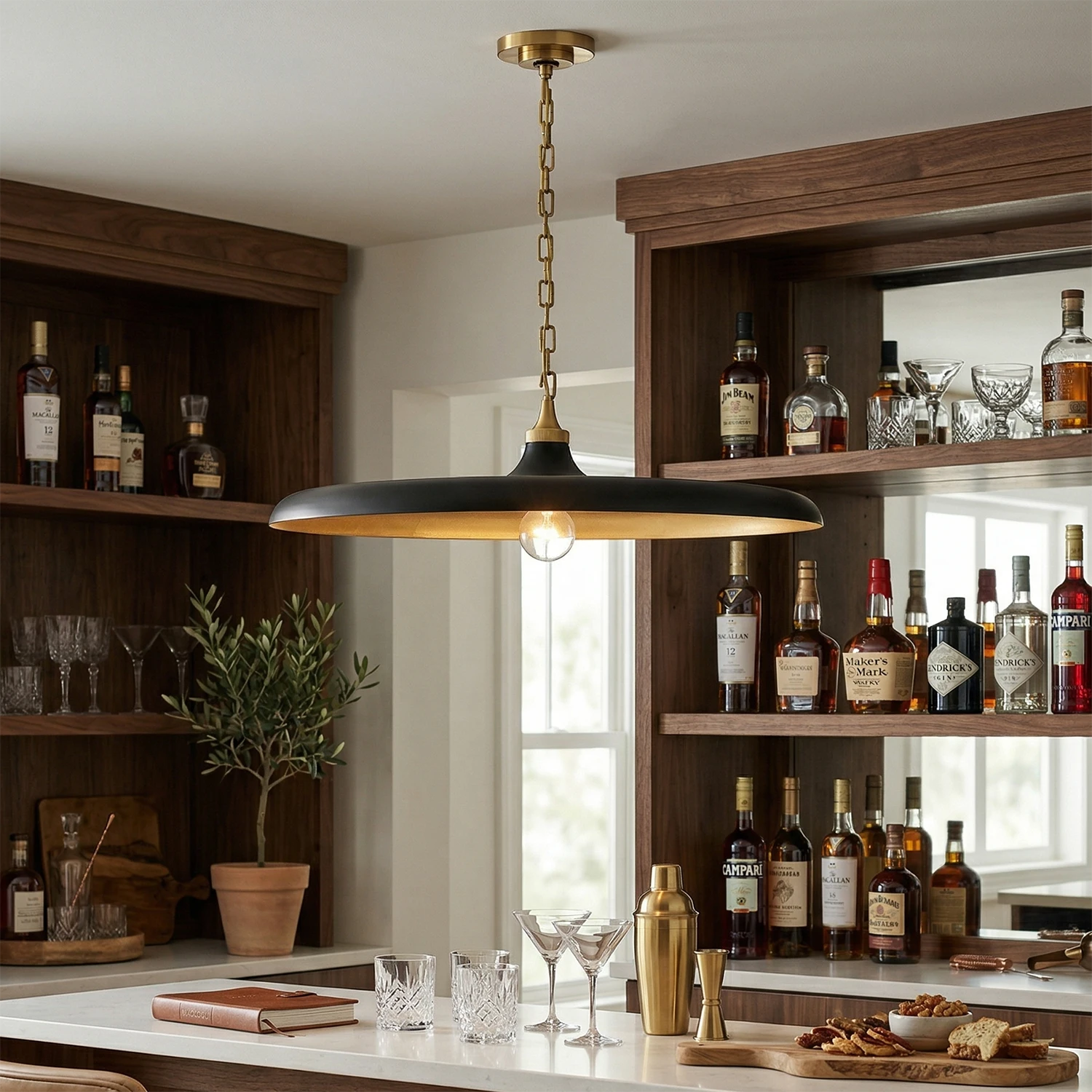 Piatello Pendant Light - Sophisticated Home Bar Accent | HoaiLamp