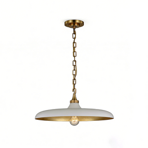 Piatello Pendant Light - Antique White & Gold Harmony | HoaiLamp
