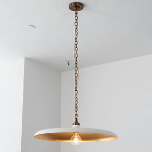 Piatello Pendant Light - Luminous Inner Brass Reflection | HoaiLamp