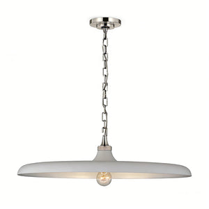 Piatello Pendant Light - Minimalist White Disc Balance | HoaiLamp