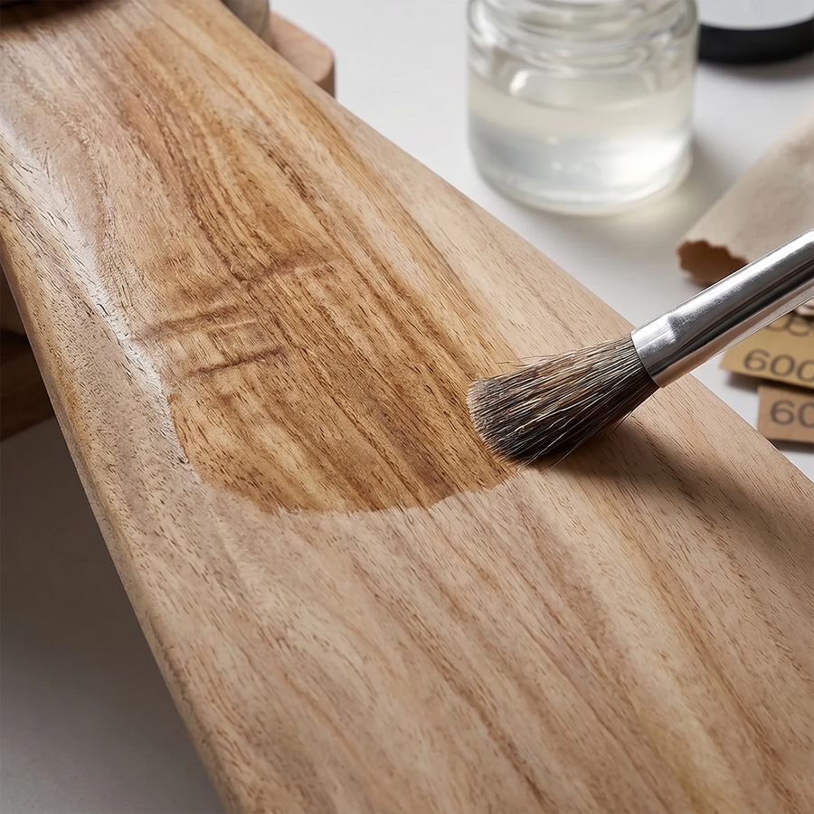 Meticulous Surface FinishingShowcases natural wood grain and applies an anti-stain matte coating.