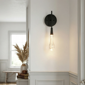 Raindrop Glass Solitaire - Modern Foyer Accent | HoaiLamp