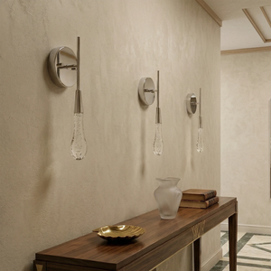 Raindrop Glass Solitaire - Gallery Corridor Perspective | HoaiLamp