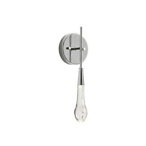 Raindrop Glass Solitaire - Chrome Silver Studio Profile | HoaiLamp