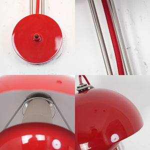 Flower Bud Wall Lamp - Red Enamel Finish & Assembly Details | HoaiLamp