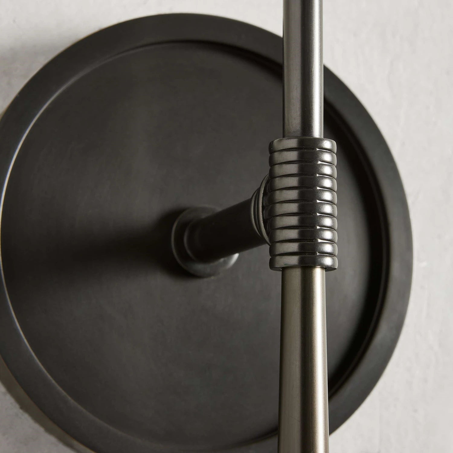Rhoades Wall Sconce Detail - Oil-Rubbed Bronze Industrial Finish | HoaiLamp
