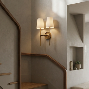 Rhoades 2-Light Wall Sconce - Symmetry in Corner Nooks | HoaiLamp
