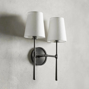 Rhoades Single Wall Sconce - Minimalist Bronze Contrast | HoaiLamp