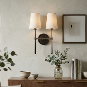 PairRhoades 2-Light Wall Sconce - Industrial Staircase Feature | HoaiLamp