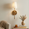 Rhoades Wall Sconce - Tapered Shade & Slim Profile | HoaiLamp