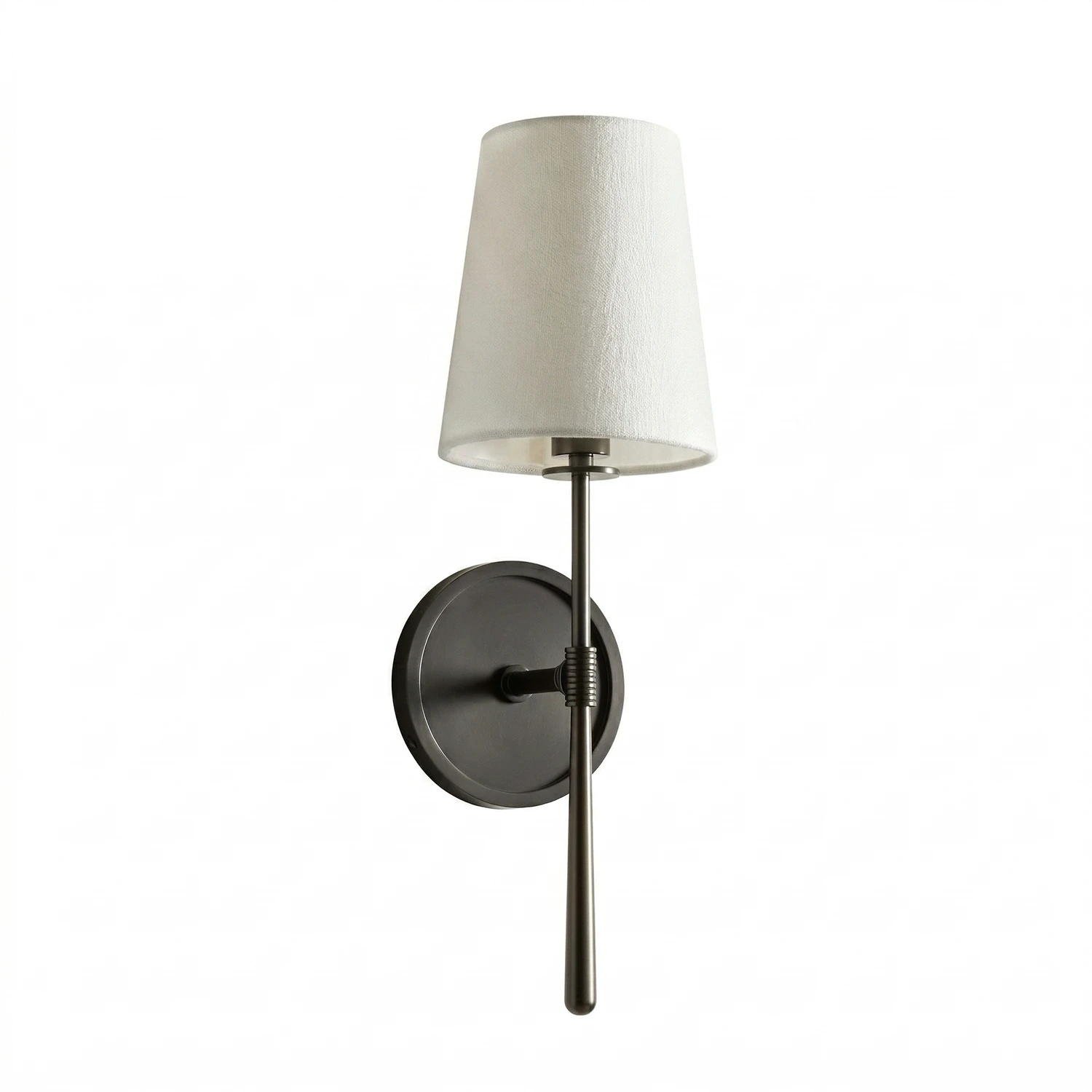 Rhoades Wall Sconce - Studio Shot in Dark Bronze | HoaiLamp
