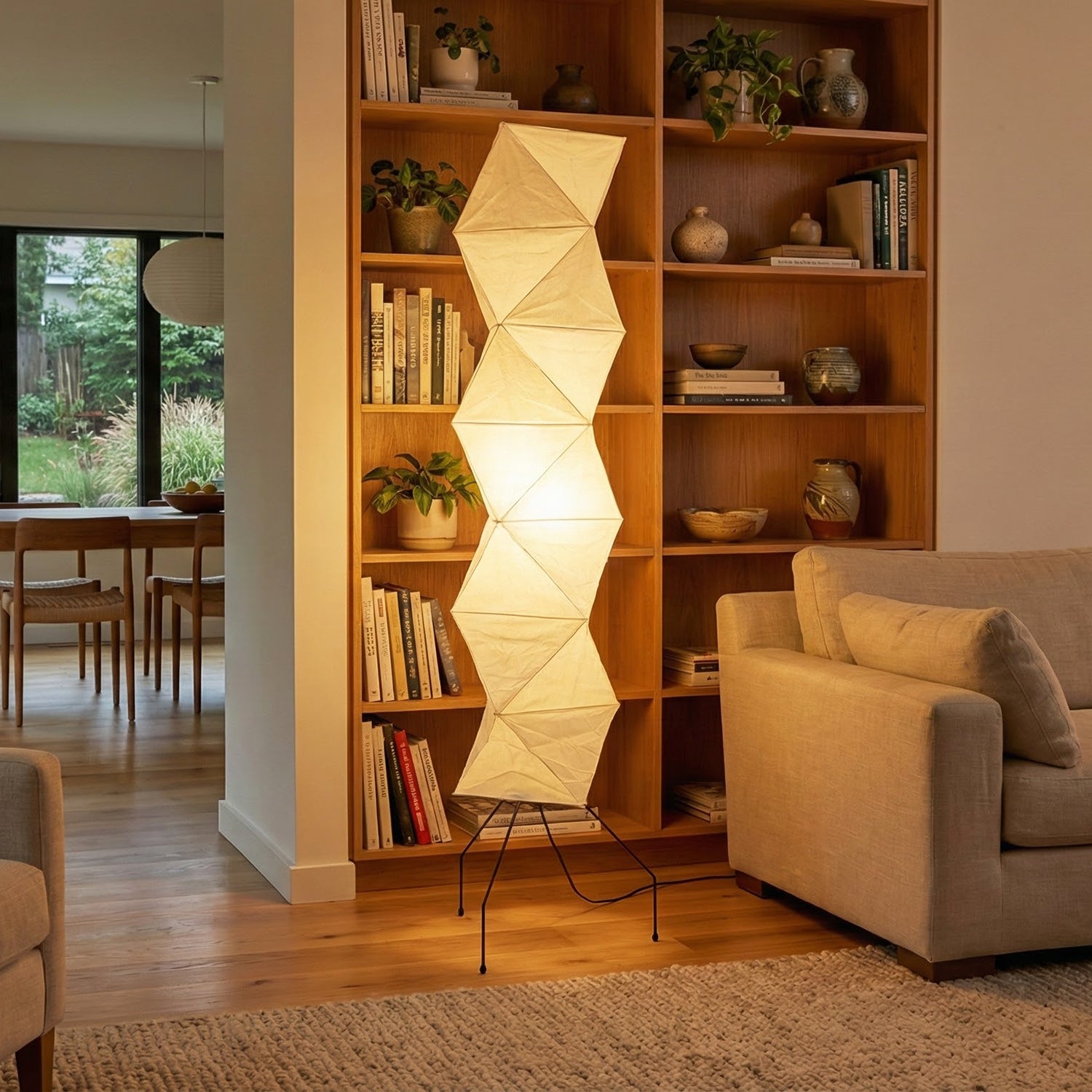 Rhombus Origami UF4-L8 Floor Lamp