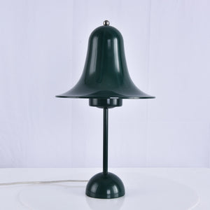 Ring Bell Table Lamp - Forest Green High-Gloss Shade Studio Product SKU | HoaiLamp