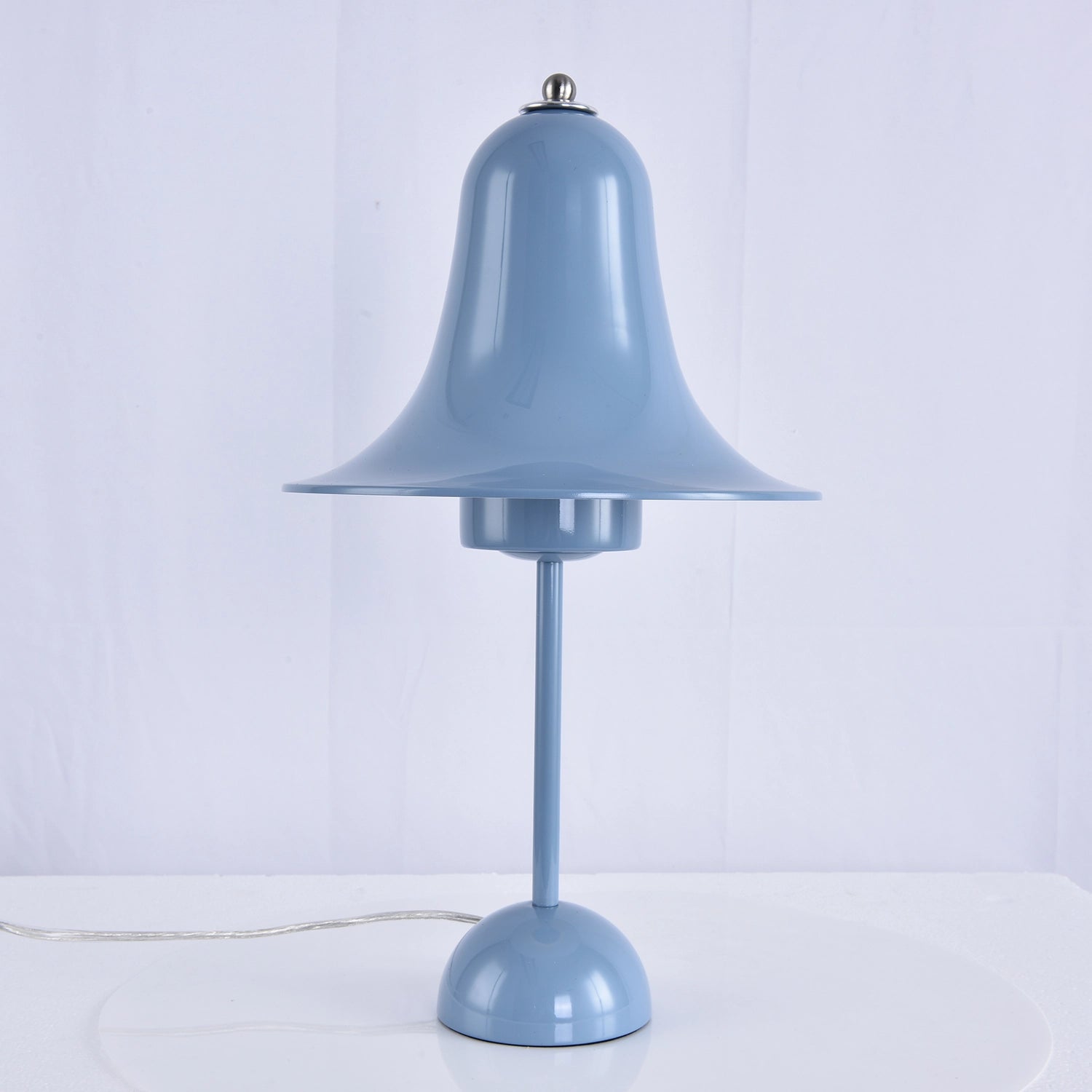 Ring Bell Table Lamp - Soft Pastel Blue Nordic Palette Studio SKU | HoaiLamp