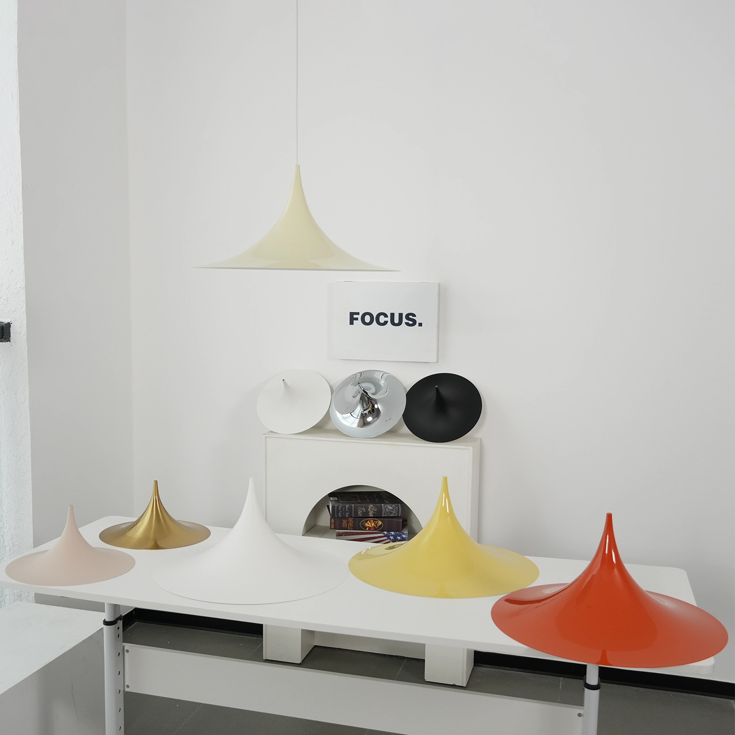 Sami Trumpet Pendant Light - Playful Colorful Lampshade Collection Showcase | HoaiLamp