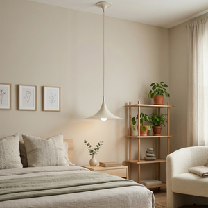 Sami Trumpet Pendant Light - Scandinavian Bedside Nightstand Bedroom Glow | HoaiLamp