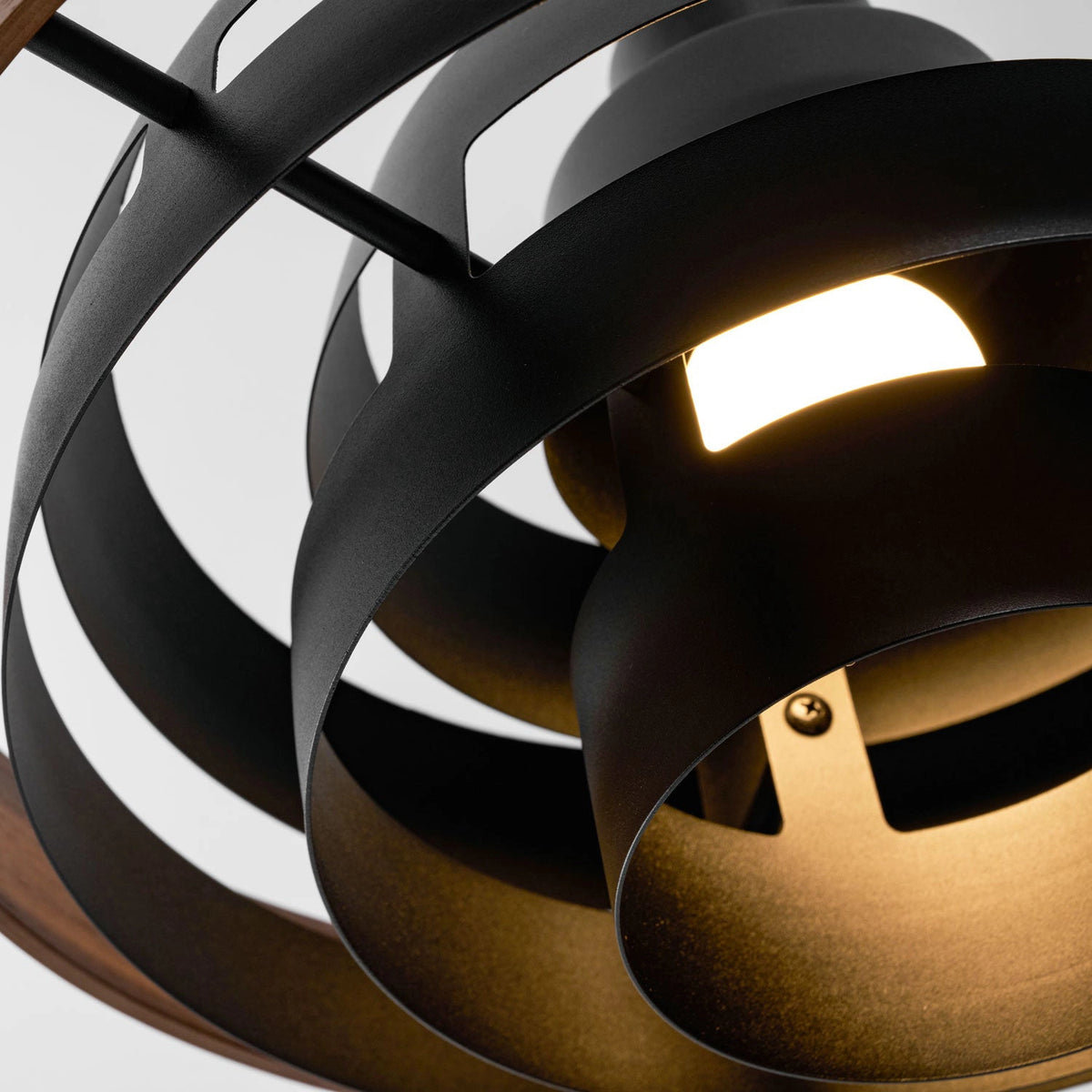 Saturno Tiered Ring Pendant Light - Inside Light Structure Detail | HoaiLamp