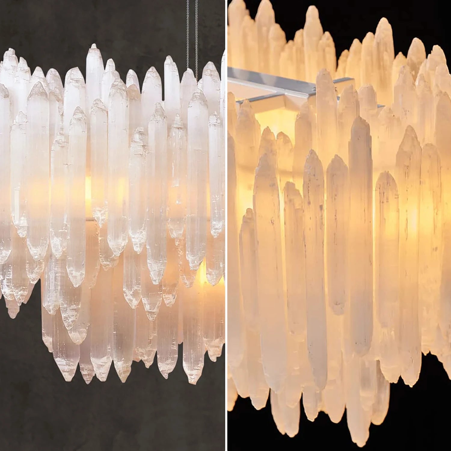 Montfaucon Crystal Chandelier - Ethereal Moonlight Glow and Dynamic Light Refraction | HoaiLamp